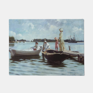 Paillasson Vie d'été dans les Islelets (par Albert Edelfeue)