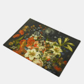 Paillasson Vie morte avec fleurs et fruits (Incliné)