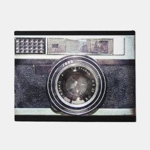 Paillasson Vieil appareil-photo noir
