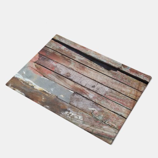 Paillasson Vieux bois rustique bateau en bois plank (Incliné)