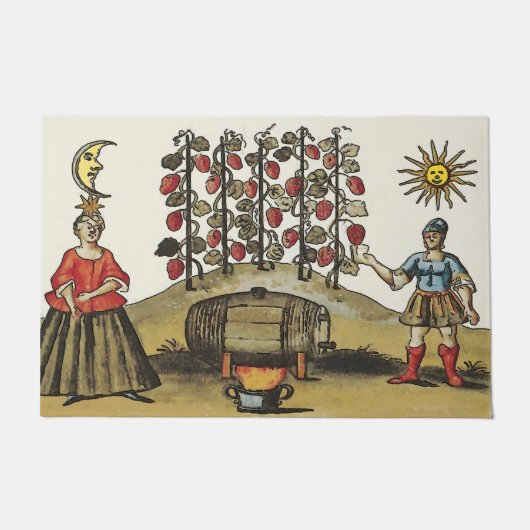 Paillasson Vieux vignoble, ajouter le texte Matelas (Devant)