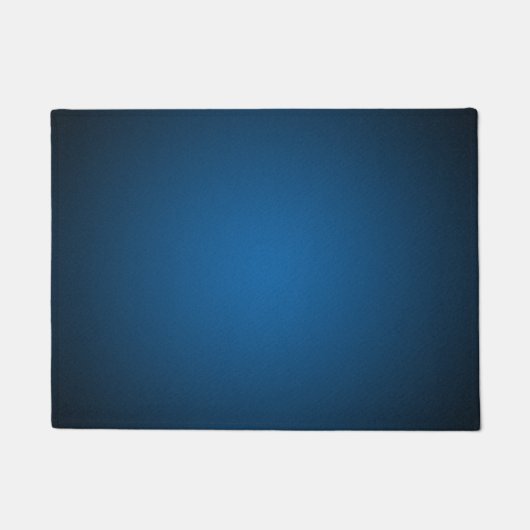 Paillasson Vignette Grainée Bleu-Noir Foncé (Devant)