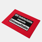 Paillasson VIH non détectable égale VIH non transmettable (Incliné)