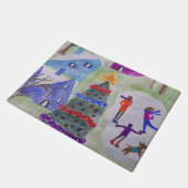 Paillasson Village de Noël (Incliné)