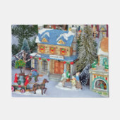 Paillasson Village miniature de Noël (Devant)