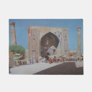 Paillasson Ville d'Asie centrale de Samarkand