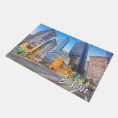 Paillasson Ville De Boston, Massachusetts, États-Unis (Incliné)