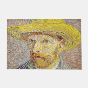 Paillasson Vincent van Gogh - Autoportrait au chapeau de pail