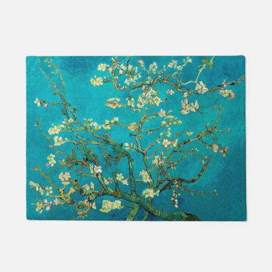 Paillasson Vincent Van Gogh Blossoming Almond Tree Floral Art (Devant)
