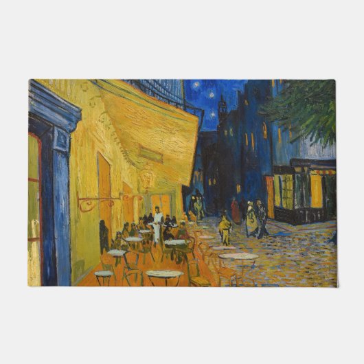 Paillasson Vincent van Gogh - Café Terrasse en soirée (Devant)
