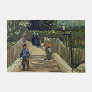 Paillasson Vincent van Gogh - Chemin en pente à Montmartre