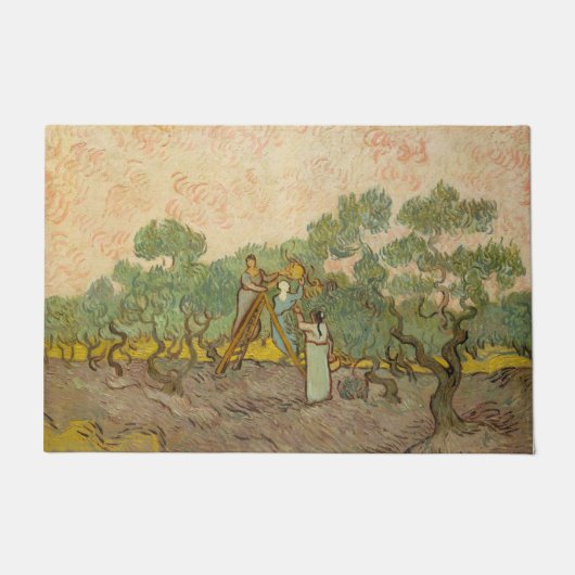 Paillasson Vincent van Gogh - Femmes cueillette d'olives (Devant)