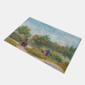 Paillasson Vincent van Gogh - Jardin à Montmarte avec les ama (Incliné)
