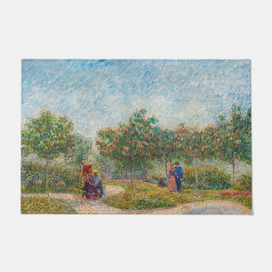 Paillasson Vincent van Gogh - Jardin à Montmarte avec les ama