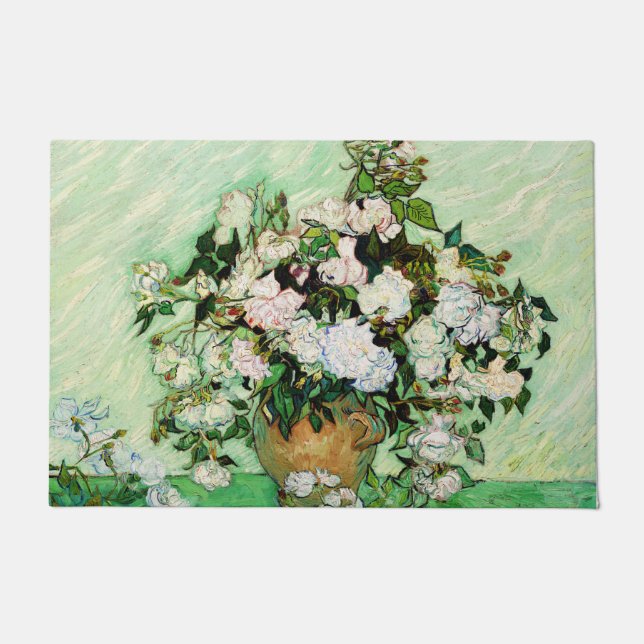 Paillasson Vincent Van Gogh Roses (1890)  (Devant)