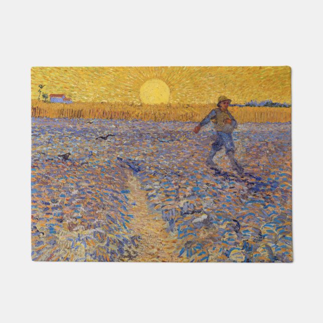 Paillasson Vincent van Gogh - Sower avec réglage Sun (Devant)