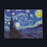 Paillasson VINCENT VAN GOGH - Starry night 1889<br><div class="desc">VINCENT VAN GOGH - Starry night 1889Huile sur toile</div>