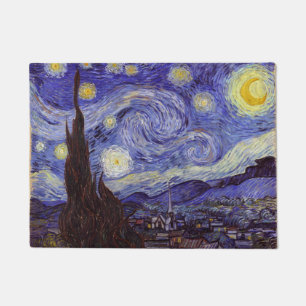 Paillasson Vincent Van Gogh Starry Nuit Vintage Art