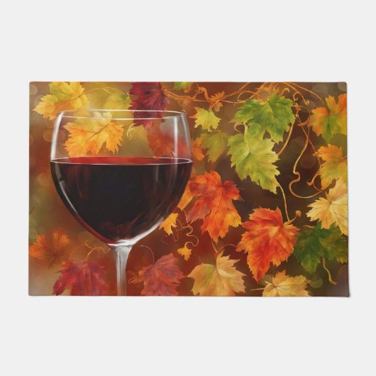 Paillasson Vins et vignobles Couleurs d'automne (Devant)