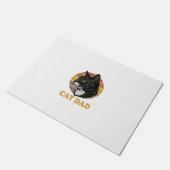 Paillasson Vintage Cat Dad Retro Cat Lover Shirt Design_1 (Incliné)