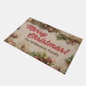 Paillasson Vintage de Noël Antique Holiday sur mesure (Incliné)
