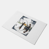 Paillasson Vintage Father and Child Fishing Engraving Shirt D (Incliné)