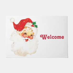 Paillasson Vintage Retro Jolly Vieux Noël du Père Noël