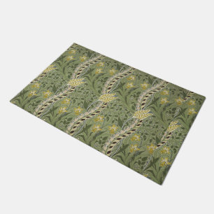Paillasson Vintage William Morris Daffodil Fleurs Jaune