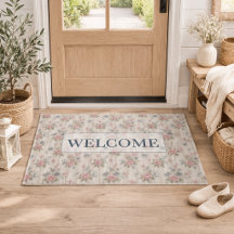 VintageRustic Shabby Chic Floral sur Bois Maison d