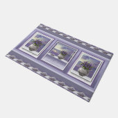 Paillasson violettes dans un bocal de lune (Incliné)