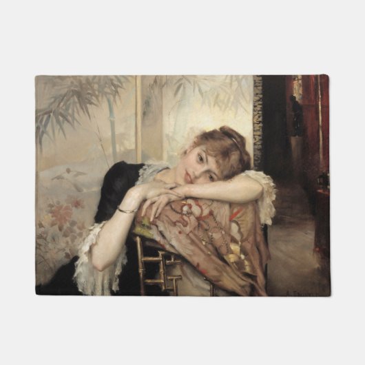 Paillasson Virginie (La Parisienne) (par Albert Edelfeel) (Devant)