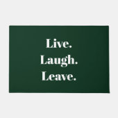 Paillasson "Vis ! Rire. Pars." Introvert Antisocial Funny (Devant)