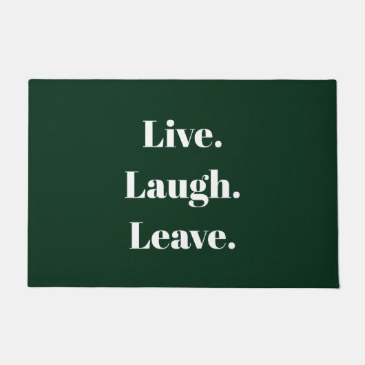 Paillasson "Vis ! Rire. Pars." Introvert Antisocial Funny (Devant)