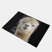 Paillasson Visage d'alpaca mignon (Incliné)