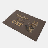 Paillasson Visiteurs approuvés par Cat 😸 Door Mat (Incliné)