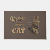 Paillasson Visiteurs approuvés par Cat 😸 Door Mat (Devant)