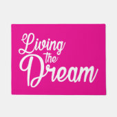 Paillasson Vivre Le Rêve Inspiration Motivationnelle (Devant)