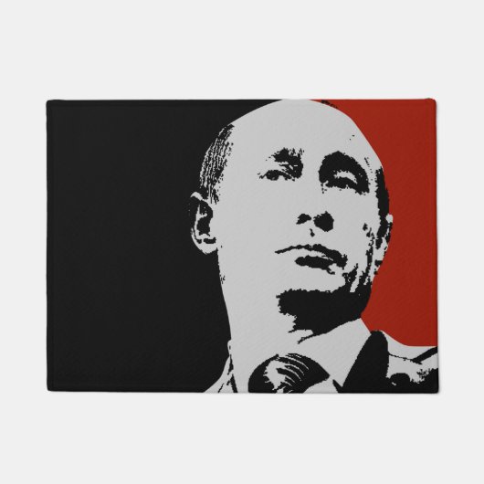 Paillasson Vladimir Poutine rouge (Devant)