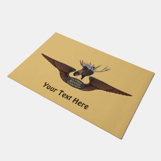 Paillasson Vol des ailes de l'aviation Moose (Incliné)
