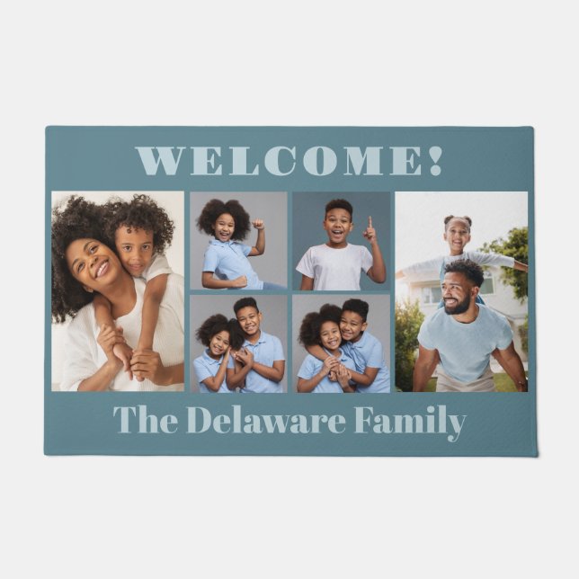 Paillasson VOS photos, texte et couleur (Devant)