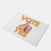 Paillasson Votez oui (Incliné)
