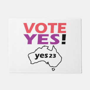 Paillasson Votez Oui Pour La Voix Des Australiens Indigènes