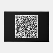 Paillasson Votre mat d'information de numérisation de code QR (Devant)