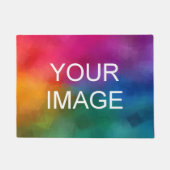 Paillasson Votre Photo Image Logo Photo Ici Personnalisé Simp (Devant)