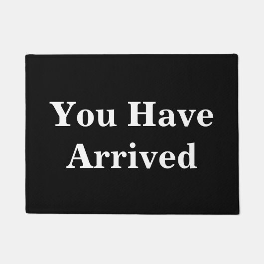 Paillasson Vous avez drôle arrivé (Devant)
