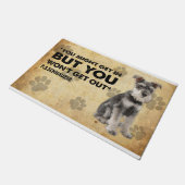 Paillasson Vous pouvez entrer mais vous ne sortez pas Schnauz (Incliné)