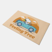 Paillasson Voyage sur route | Arachides se sentent libres (Incliné)