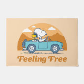 Paillasson Voyage sur route | Arachides se sentent libres (Devant)