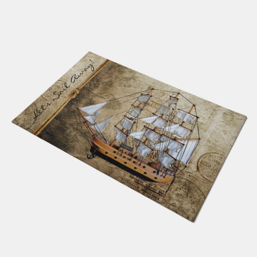 Paillasson Voyons Ailleurs - Nautique (Incliné)