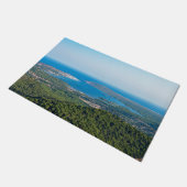 Paillasson Vue aérienne sur Minorque depuis le sommet de Mont (Incliné)